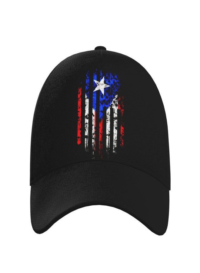 KKRMTUG Puerto Rico Flag Baseball Cap for Men Women, Fashion Adjustable Puerto Rico Hat Casual Trucker Hats Sun Visor Caps - Image 2